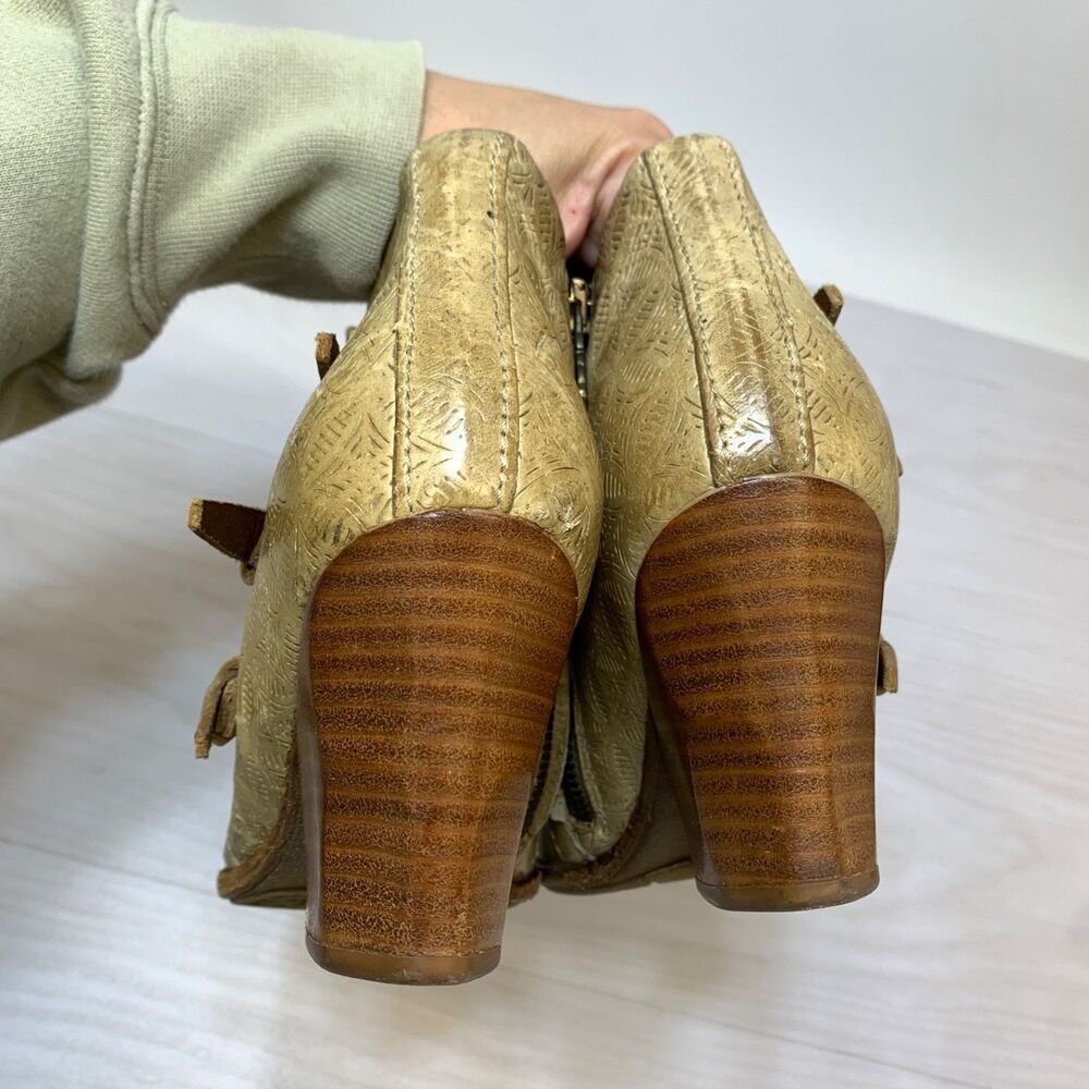 A.S.98 Airstep Strappy Buckle Pointed Toe Booties - Women's Size EU 39 / US 8.5 - Picture 5 of 12